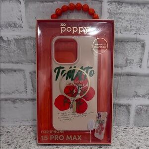 Xo poppy Tomato iPhone 15 Pro Max Case